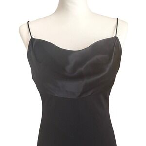 VTG Y2k Black Formal Dress Maxi 2 Whimsigoth Dark Romantic Classic Prom Hoco